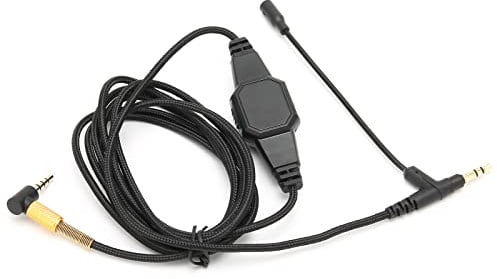 EIMSOAH Câble Micro Perche Cordon Professionnel pour Casque avec Microphone pour V-Moda MSR7 H6, Réduction du Bruit de Fond pour Les Jeux et la Communication