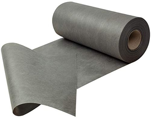 Sensalux Tischläufer, Tischband, stoffähnliches Vlies, Standard 100 by Oeko-TEX® - Klasse I Zertifiziert, 50cm x 25m, Grau