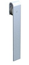Mantion Flot - Accessoire pour porte à déplacement / Monture rail fer plat - 15 - 20 kg