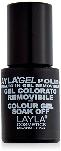 Layla Cosmetics, Smalto colorato in gel, Red Black, 10 ml