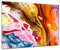 Glasbild - Abstrakte Kunst XL - 80x60 cm - Deko Glas - Wandbild aus Glas - Bild auf Glas - Moderne Glasbilder - Glasfoto - Echtglas - kein Acryl - Handmade