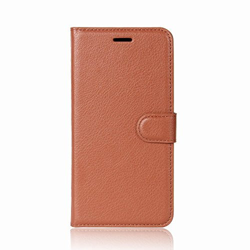 XMTN Samsung Galaxy J2 2018,Samsung Galaxy J2 Pro 2018 (SM-J250F) 5.0 Coque,Flip Coque Ultra-Mince PU Étui en Cuir Housse pour Samsung Galaxy J2 Pro Smartphone (Marron)