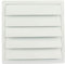 MKK Lamelle griglia di Ventilazione Mobile, Bianco, Ø 125 mm