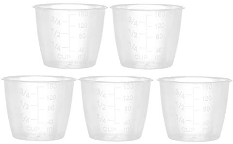 iiniim 2/5/10 Pack Plastic Cooker Rice Measuring Cup Replacement for Home Kitchen Cooker 5 Pack One Size