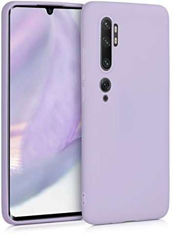 kwmobile Housse Compatible avec Xiaomi Mi Note 10 / Note 10 Pro Coque - Housse de téléphone en TPU avec Protection Appareil Photo - Lavande