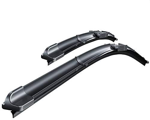 Mossa Escobillas limpiaparabrisas para la luna delantera adecuadas para Fiat Grande Punto III (2005-2012) - escobillas plana Premium