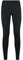Odlo Damen Performance Warm Eco Big Logo Bottom Long Laufbekleidung Tight Black - New Odlo Graphite Grey - Schwarz S