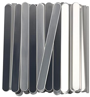 Chiyyak Palillos de helado de acrílico reutilizables, 50 unidades