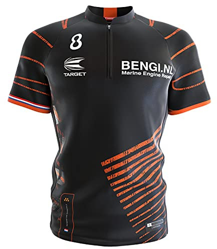 Target Darts - Coolplay kragenloses Raymond 'RVB' van Barneveld 2022 Pro Dartshirt - 3XL
