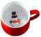 TOPBATHY Christmas Penguin Coffee Mug 400ML Funny Cartoon Animal Handmade Figurine Milk Tea Cup Xmas 3D Novelty Ceramic Cup for Tea Hot Chocolate for Friends Kids Girls Wife Grandma Auntie