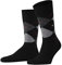 Burlington Herren Socken King M So Baumwolle gemustert 1 Paar, Schwarz Black 3011, 40-46