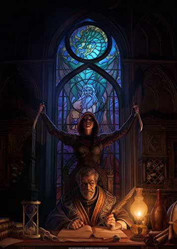Displate Offiziell Elder Scrolls Skyrim MetallPoster Magnetische Befestigung Inklusive Lizenziert Bilder Hochwertiges Poster Blackwood - Dark Brotherhood Poster 45 cm x 32 cm