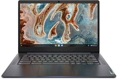 Lenovo IdeaPad 3 Chrome 14M836 - Computer portatile 14 FHD, touch screen (MediaTek MT8183, RAM 8 GB, 128 GB eMMC,ARM Mali-G72 MP3 GPU,Chrome OS) tastiera AZERTY francese, blu