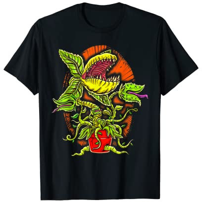 Houseplant Lover Scary Carnivorous Plant Venus Flytrap T-Shirt