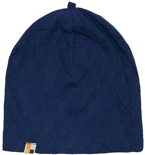 loud + proud Unisex Baby Lt1 Jacquard Strick, GOTS Zertifiziert Beanie-Mütze, Ultramarine, 39-41 EU