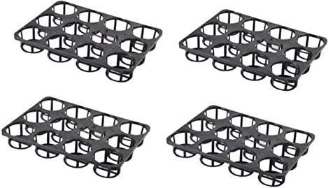 YARNOW 4 Stück 15 Anzuchttopf Topfschalen Pflanzenstarterschalen Starttabletts Starter-kit Pflanztöpfe Tablett Vermehrungs-keimlingsschale Pflanzenkeimschalen Rechteck Blumenkasten