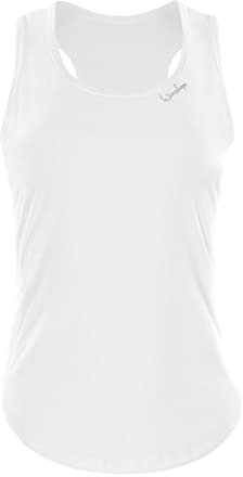 Winshape Damen Functional Light and Soft Tanktop Aet128ls, Ultra Style Trägershirt Cami Shirt, Ivory, XXL EU