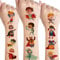Superhelden Tattoo Kinder Jungen Mädchen,10 Blätt Hautfreundlich Kinder Tattoo Cartoon Superman Tattoos Sticker Wasserfest Kindertattoo,Mitgebsel Kindergeburtstag Gastgeschenke Festival Party Deko