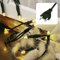 hellum Lichterkette 35 LED, 5,10m Länge, Lichterkette innen, klassisch warmweiß, <59lm, grün mit Stecker, für Weihnachtsbaum 579338