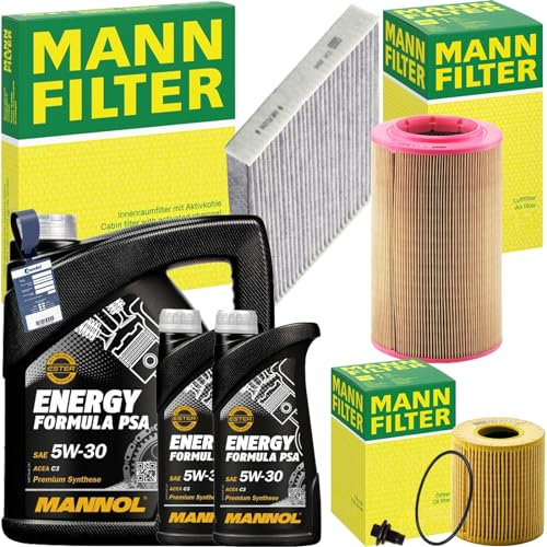 Inspektionspaket + 5W-30 Öl passend für Boxer Jumper 2.2 HDI