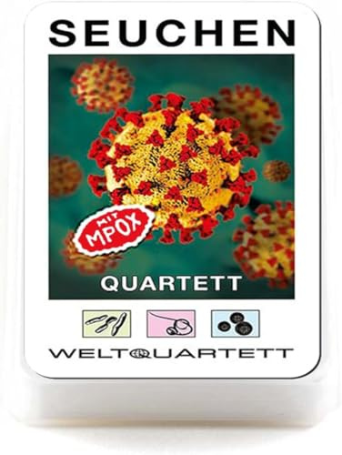 WESTCRAFT Spielquartett Karten Quartett Spiel Tyrannen I-IV Ungeziefer Marien-Erscheinung Junkfood Seuchen | (Seuchen (1))