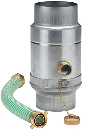 Regensammler Regenwassersammler Zink mit Anschluss - Set DN 87