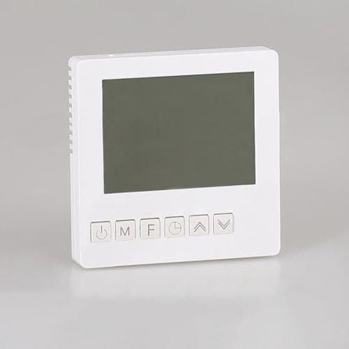 Termostato LCD para habitación, AC220 V 5 A, termostatos con pantalla LCD, interruptor inteligente de ajuste de control de temperatura, consumo de energía de 2 W