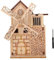 ifundom 1 Satz Spieluhr aus Holz Spielzeug 3 d Puzzle Mechaniker 3D-Modellbausätze für Windmühlen aus Holz Rätsel Spielset aus Holz Windmühle mit Motor Windmühle aus Holz Musik