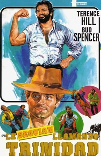 Schwagebo Bud Spencer Und Terence Hill Vintage Film Poster Holzpuzzle 1000 Teile Erwachsene Dekompressionsspielzeug Dc399Sp