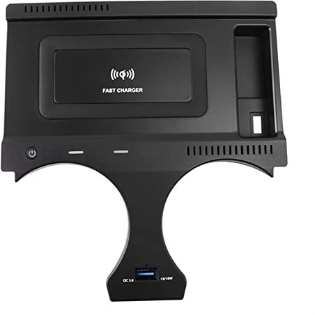 XUBOR Car 10W QI Wireless Charger Charging Plate Wireless Mobile Charger Accessories, for BMW, for X3 X4 G01 G02 2018-2020 Wireless Charger