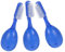 Generisch 3St Gefängnis Zahnbürste kunststoff plastikenten Zahnbürste gegen Verletzungen toothbrush schlüsselsafe Kind Schaber Mund Zahnpasta Abs Zahnbürste klein kleine Zahnbürste Blue