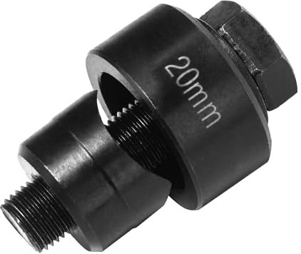 Perforatrice en Métal Diamètre 20 mm Hexagonale Emporte-Pièce pour Évier Inox Ouvre-Trous Perforateur de Trous en Tôle de Acier pour évier, Plaque en Acier, Inoxydable, Métal