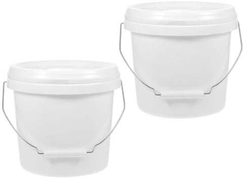 DOITOOL Praktischer 4l Farbeimer Mit Deckel Solides Pp-Material Handmischeimer