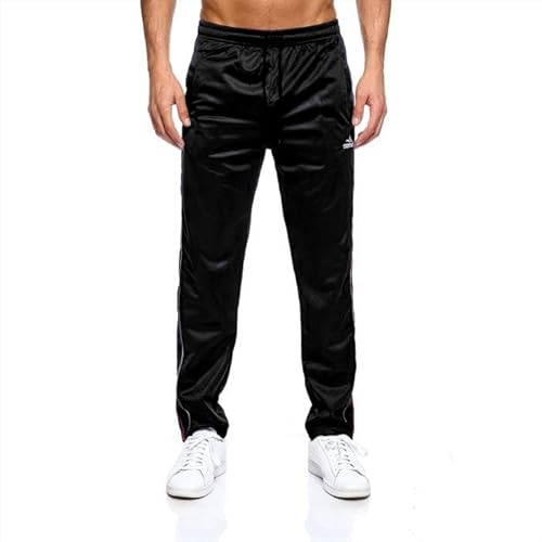 C-IN-C Herren Sport-Trainingshose mit Taschen – Glattes High-Performance Material, Atmungsaktiv & Bewegungsfreundlich