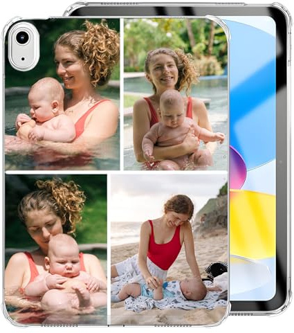 Personalisierte TPU-Schutzhülle für iPad (A16) 11. Generation (2025)-4 | Kratzfeste ultratransparente Schutzhülle für iPad 10 Generation 10,9 Zoll 2022,stoßfest,flexibel,schlank und personalisierbar