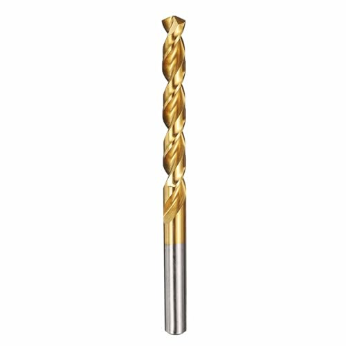 Kozelo 1 foret – [8,5 mm de diamètre] M42 8 % cobalt HSS outil de coupe pour usinage de métal dur, acier inoxydable, travail du bois, artisanat, angle de coupe de 135° TIN