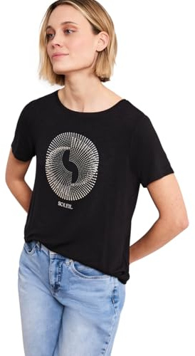 Kurzarm Shirt mit Rundhals und Print