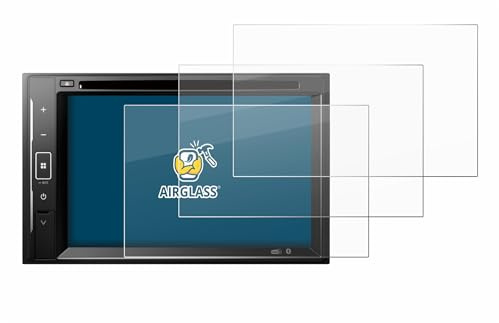 BROTECT 3 Stück Schutzglas für Pioneer DMH-A240DAB Schutzfolie Panzer Folie Glas[Extrem Kratzfest 9H, Anti-Fingerprint, Ultra-Transparent]