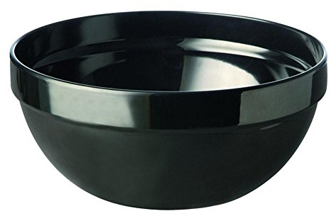 APS 83699 Schale -CASUAL MAXI-, Ø 12 cm, H: 5,5 cm, Melamin, schwarz, 0,25 Liter