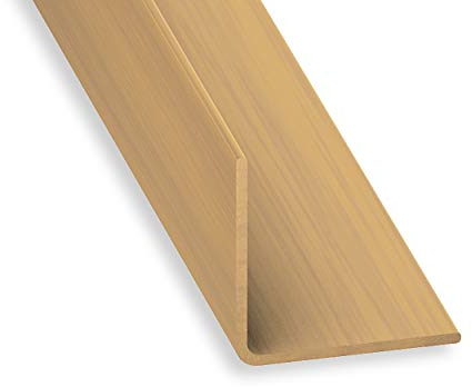 Cornière PVC chêne clair 20x20mm 1m