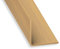 Cornière PVC chêne clair 20x20mm 1m