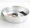 Pentole Agnelli Family Cooking Alluminio Tortiera Conica con Anello, Argento, 38 cm