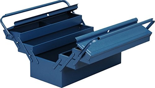 McPlus Metall blau Werkzeugkasten Stahlblech Ksten Kiste Werkzeug Werkzeugkasten