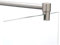 Stabilisierungsstange für Duschen, Stabilisator Duschwand, Stabilisationsstange Glas-Wand (150cm, Edelstahl)