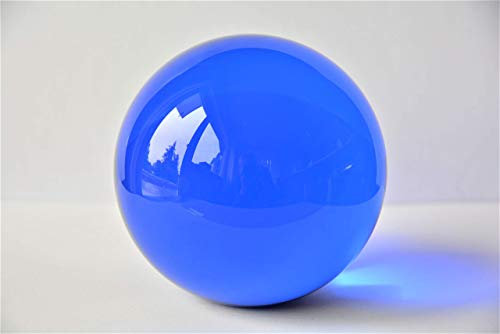 Briefbeschwerer, Glaskugel mit Stand Ø ca.100 mm (blau, 156 0251)