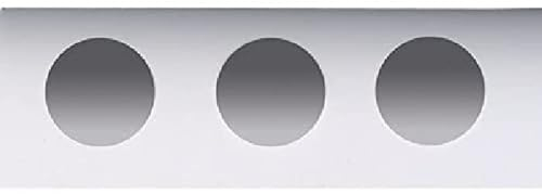 Hecht Klarglas Objektträger mit 3 Vertiefungen, 76mm x 26mm x 1.5mm, 5 Stück