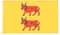 BANDIERA PROVINCIA DEL BEARN 150x90cm - BANDIERA PROVINCE DU BÉARN REGNO DI FRANCIA 90 x 150 cm - AZ FLAG