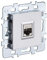 Prise rj45 - Prise Ethernet - Bloc prise - Prise rj45 cat 6 - Prise ethernet murale - Prise murale - Gamme Casual - Mécanisme Rj45 + Cache Mécanisme Alu + Support Métal - Debflex