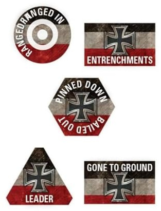 Battlefront Miniatures German Token Set