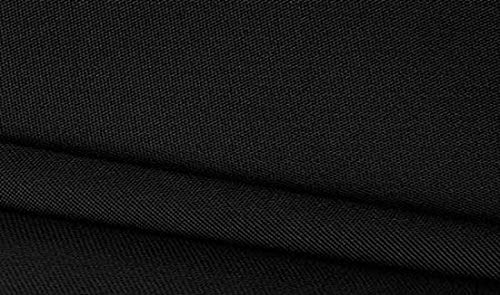 FABRICS-CITY SCHWARZ NYLON STOFF 100X145CM CORDURA 600D EXTRA STABIL TASCHEN STOFFE, 3633 (schwarz)
